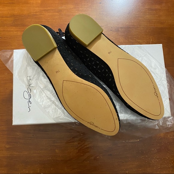 Halogen suede Lace up Flats - Picture 4 of 4